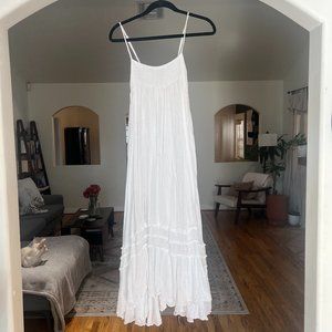 Free People - White Maxi Dress - Medium